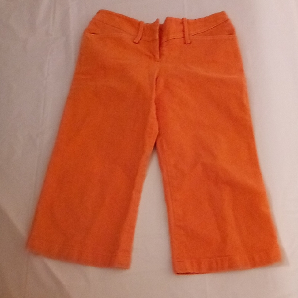 BCBGMAXAZRIA Kids Orange Corduroy Pants